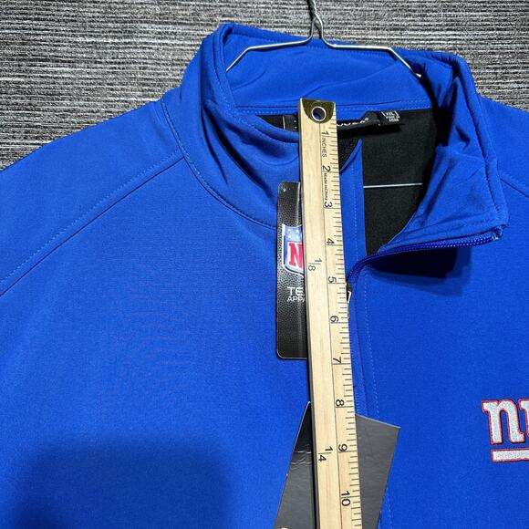 New York Giants NFL Vest Men's 2XL Blue Full Zip Softshell - Picture 5 of 13